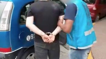 La policía de la ciudad capturó a un prófugo el día de ayer en Caballito