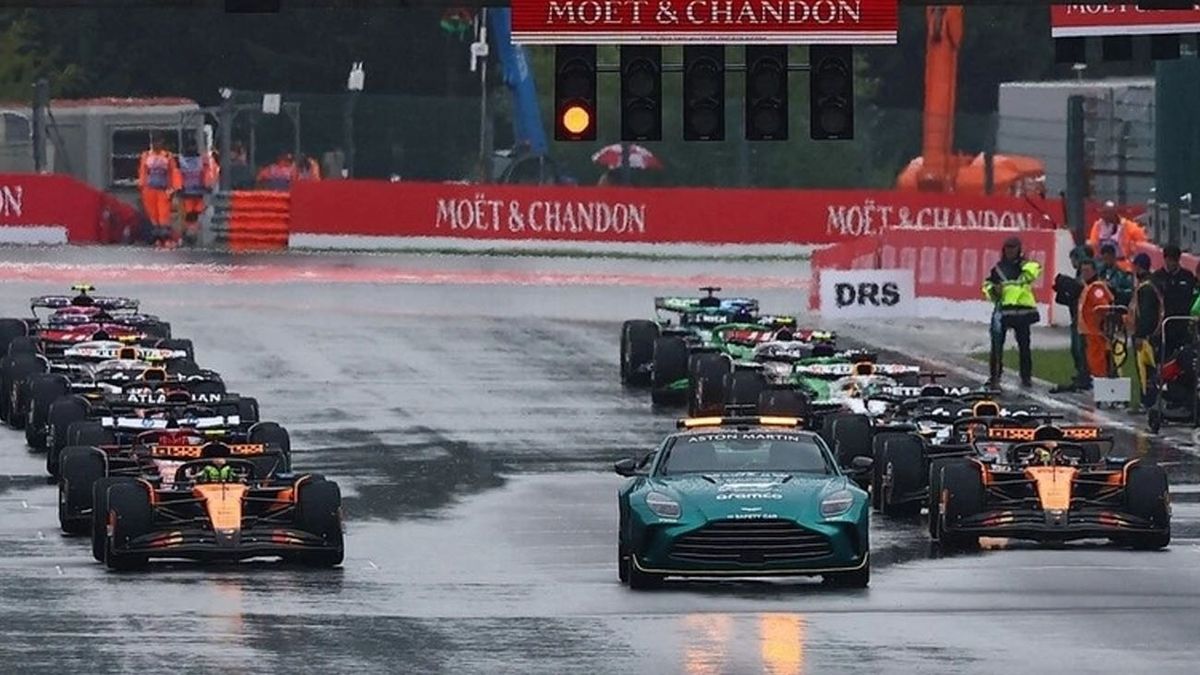 Por la intensa lluvia