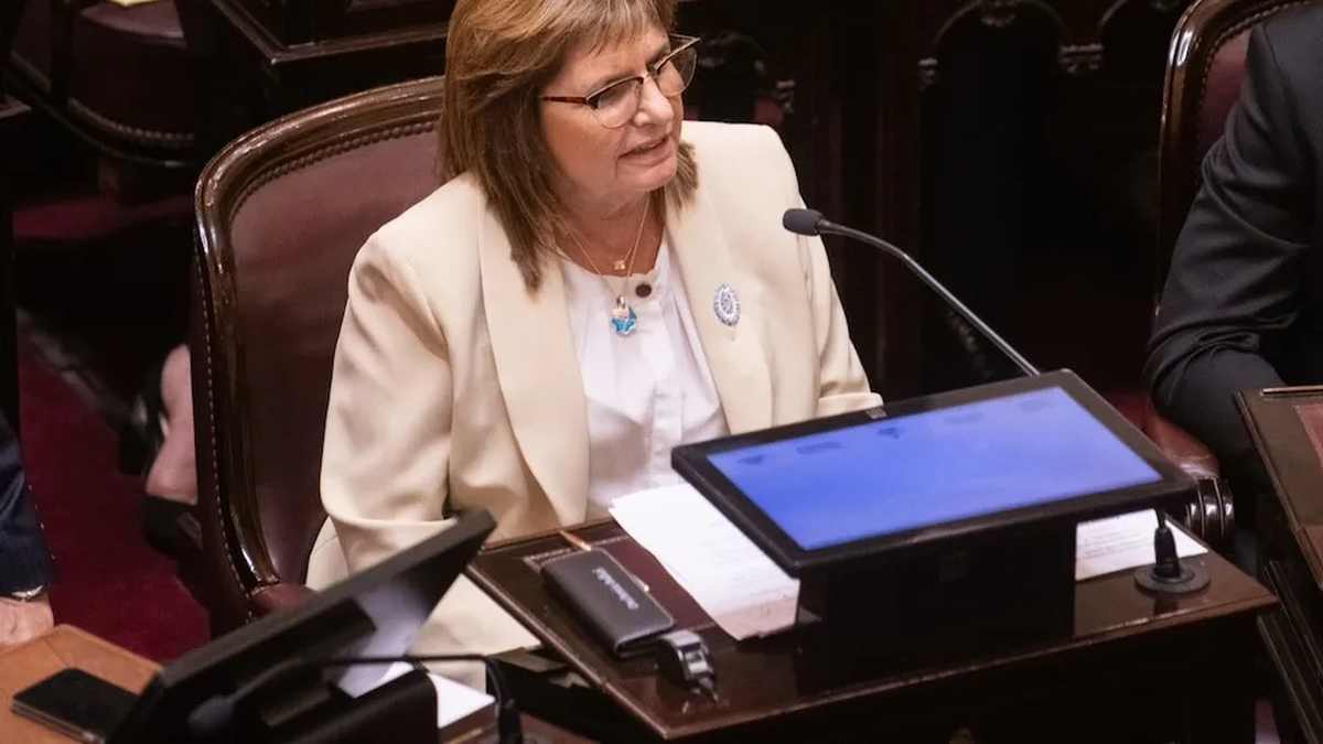 Patricia Bullrich habló sobre la bomba en Gendarmería.&nbsp;