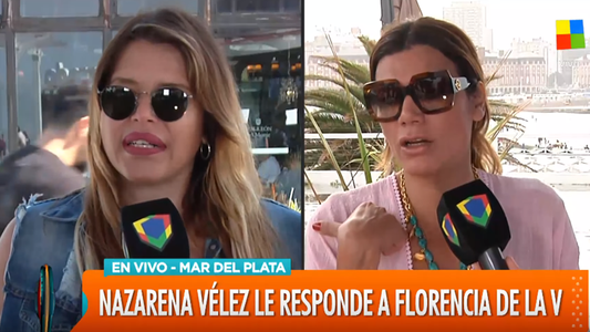 Nazarena Vélez destrozó a Flor de la V: Yo si soy una dama y hay cosas en las que no me meto