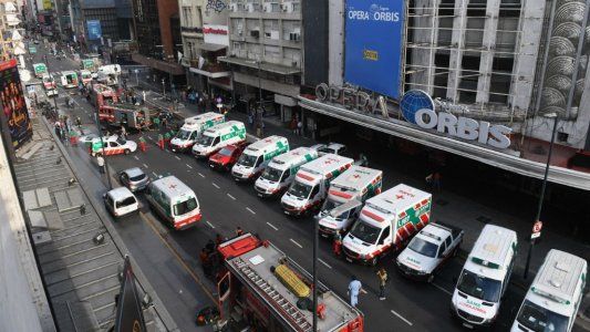 Incendio en el Microcentro: dos muertos y cuatro heridos internados en gravísimo estado
