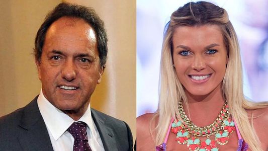 Reapareció Daniel Scioli y no quiso hablar sobre las acusaciones de Gisela Berger