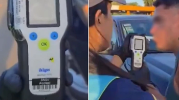 La respuesta de un subcomisario que dio positivo de alcoholemia mientras manejaba un patrullero: Vengo de un...