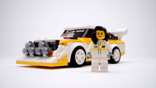 Audi y Lego homenajean a Michèle Mouton