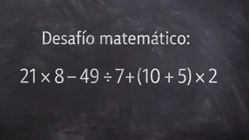 Desafío matemático: ¿en cuánto tiempo lo resolvés?