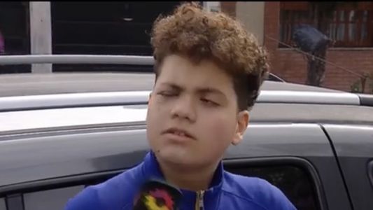 Joaquín, el nene baleado en un ojo, dijo que soñaba ir a la cancha de Boca y se le cumplió el deseo