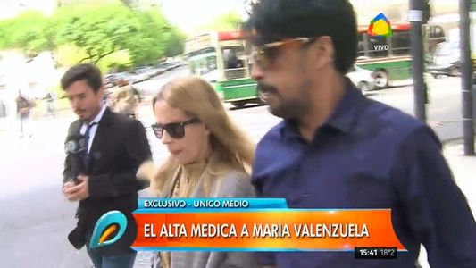 María Valenzuela ya fue dada de alta: Estoy cada día mejor