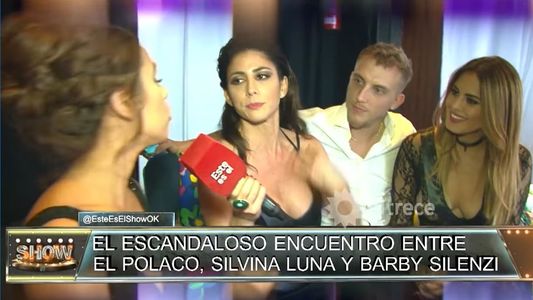 El escandaloso cruce entre El Polaco, Silvina Luna y Barby Silenzi