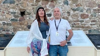 El viaje romántico de Moria Casán y Fernando Galmarini a Portugal