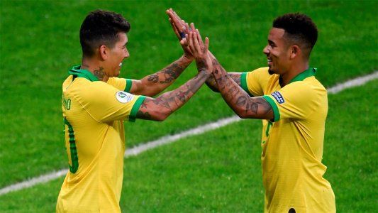 Final de Copa América: la gran definición de Gabriel Jesús para el 2-1 de Brasil ante Perú