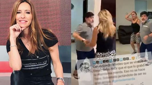 Analía Franchín apuntó contra un amigo de Maradona por la filtración del video: “El que lo grabó es la mismísima mierda”