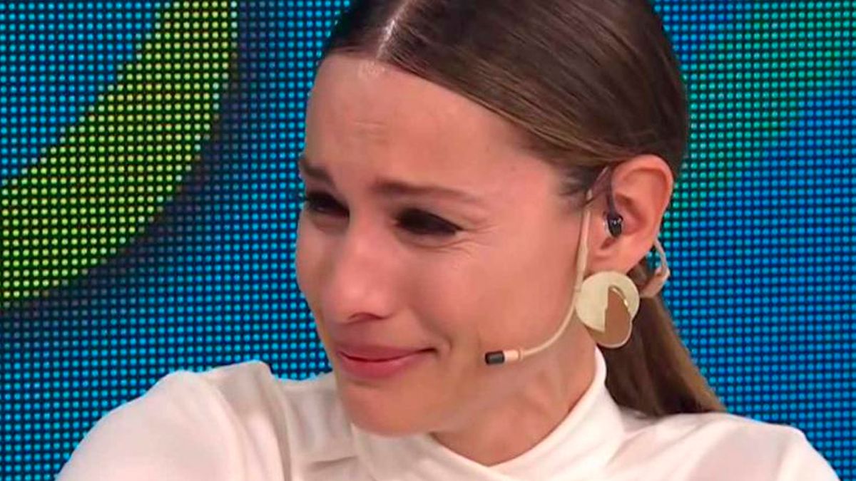 El desconsolado llanto de Pampita