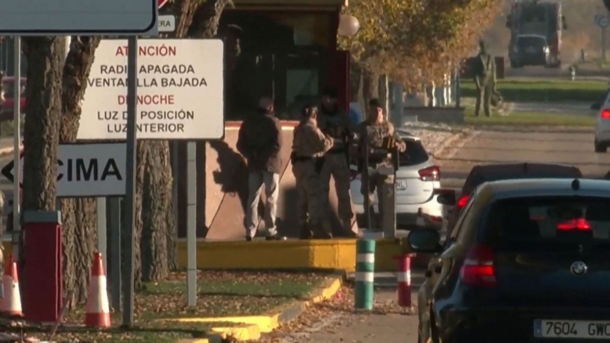 La base militar de Torrejón en España recibió un paquete explosivo (Foto: Gentileza El Pais)