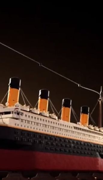 Lanzan una reproducción del Titanic de 9.090 piezas de LEGO