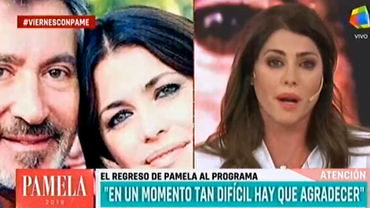 Pamela regresó a su programa y habló de la salud de Daniel Vila