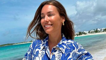 el detalle de las fotos de pampita en el caribe que genero preocupacion