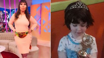 Moria Casán respondió a las críticas por las fotos de su nieto vestido de princesa