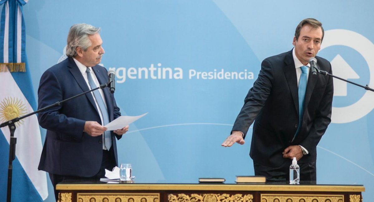 Martín Soria juró como ministro de Justicia. (Foto: Presidencia)