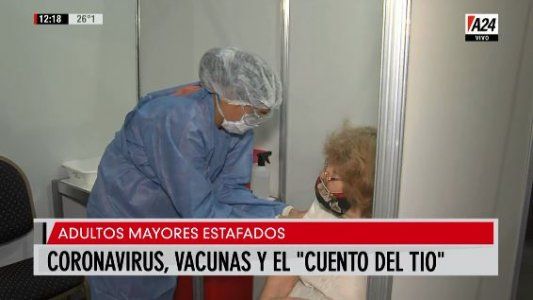 Estafan a jubilados con el cuento del tío de las vacunas