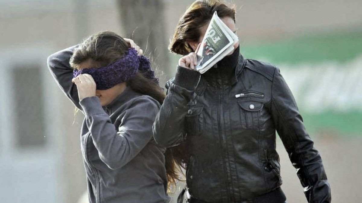 Alerta meteorológica en casi medio país por vientos fuertes. (Télam)