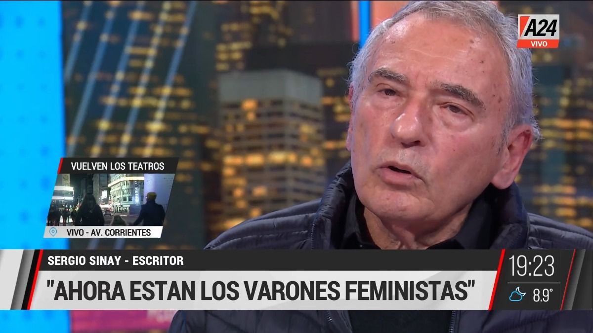 El escritor Sergio Sinay estuvo con Viviana Canosa en A24.