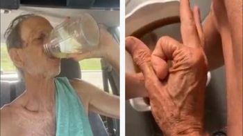 Toma su propia orina todos los días desde 1994: el principal problema de esta terapia alternativa