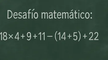Desafío Matemático: este reto tiene su clave en la clave inicial