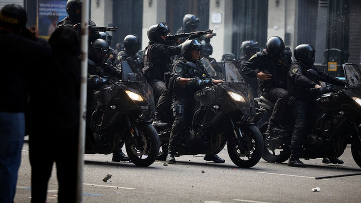 El Gobierno prepara un fuerte operativo para la marcha de este miércoles en Congreso y Plaza de Mayo. Foto: Archivo