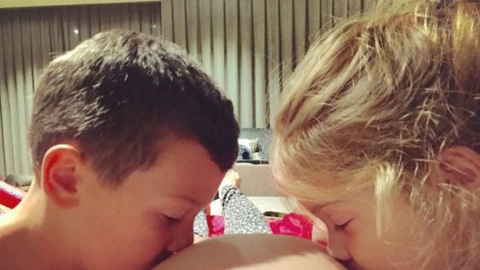 Sentimental video de Evangelina Anderson y sus hijos Lola y Bastian