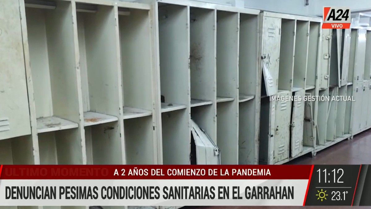 Así se encuentra por dentro hoy el Hospital Garrahan.