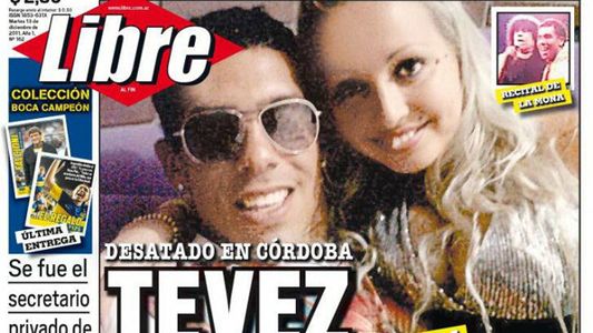 Carlos Tevez de fiesta en Córdoba