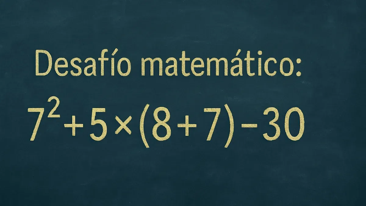 Imagen de pizarra para Desafío Matemático: esta operación con paréntesis puede sorprenderte al resolver