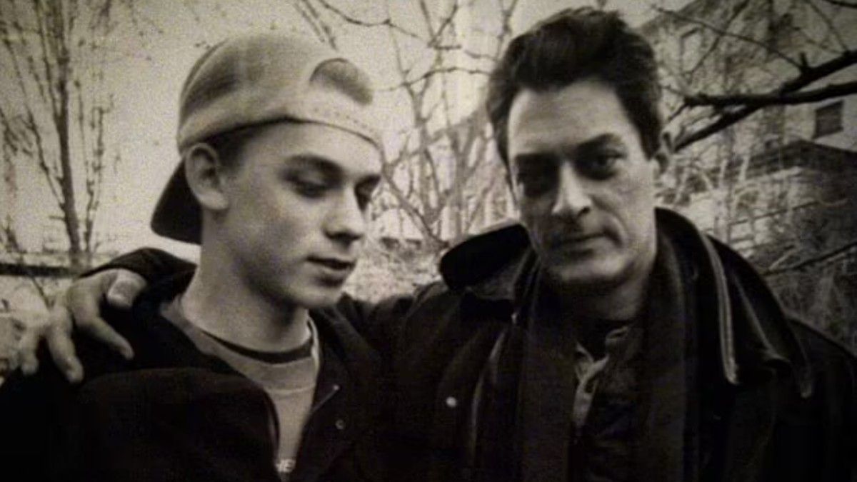 Una relación conflictiva: una de las pocas fotos de Paul Auster con su hijo Daniel. 