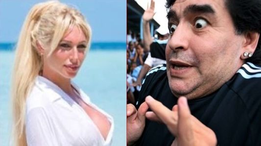 Maradona le “secuestró” el teléfono celular a Vicky Xipolitakis