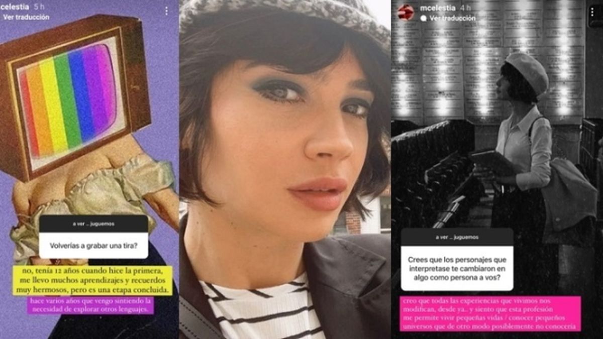 Celeste Cid anunció que tiene ganas de volver a trabajar en una ficción diaria. 