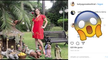 Kattya González y Carlos Martini coquetean en Instagram