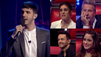 Lucas Belbruno hizo una emocionante versión de Aleluya en La Voz Argentina