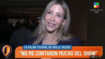 La reacción de Guillermina Valdés cuando le preguntaron por los rumores de un nuevo amor