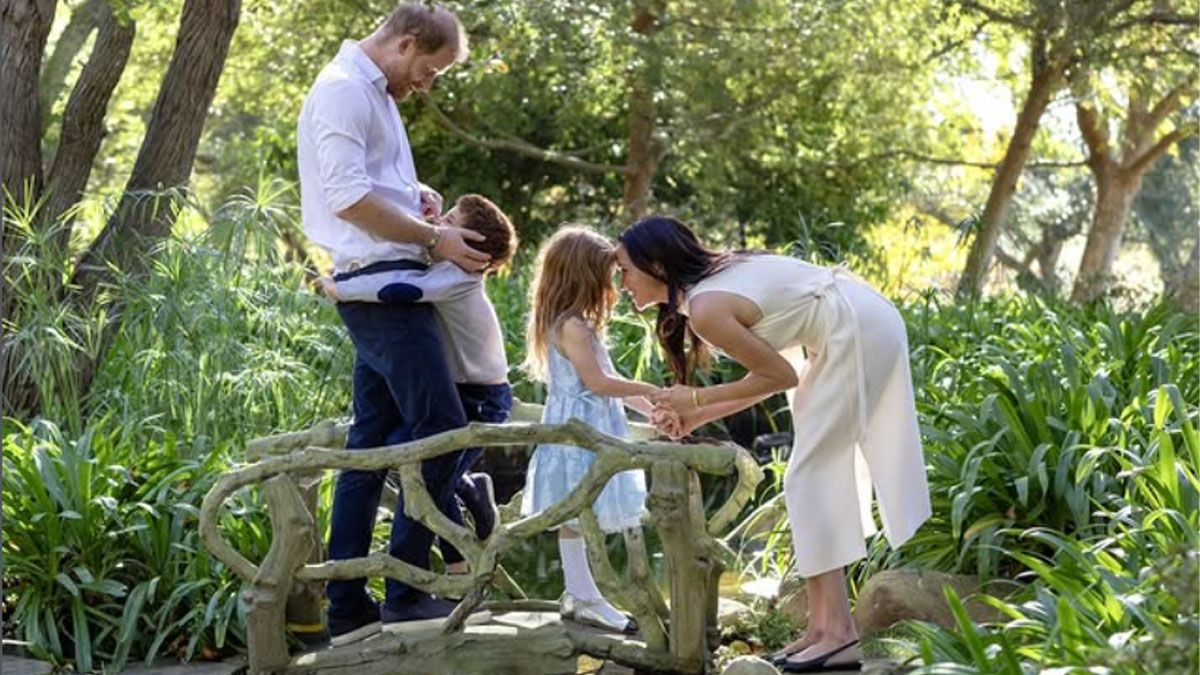 Lejos del palacio. La pequeña Lilibet crece con su familia en California. (Foto: Instagram)