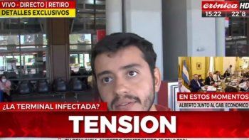 Tensión al aire: un hombre estornudó cerca de un cronista y le dijo que tenía Coronavirus