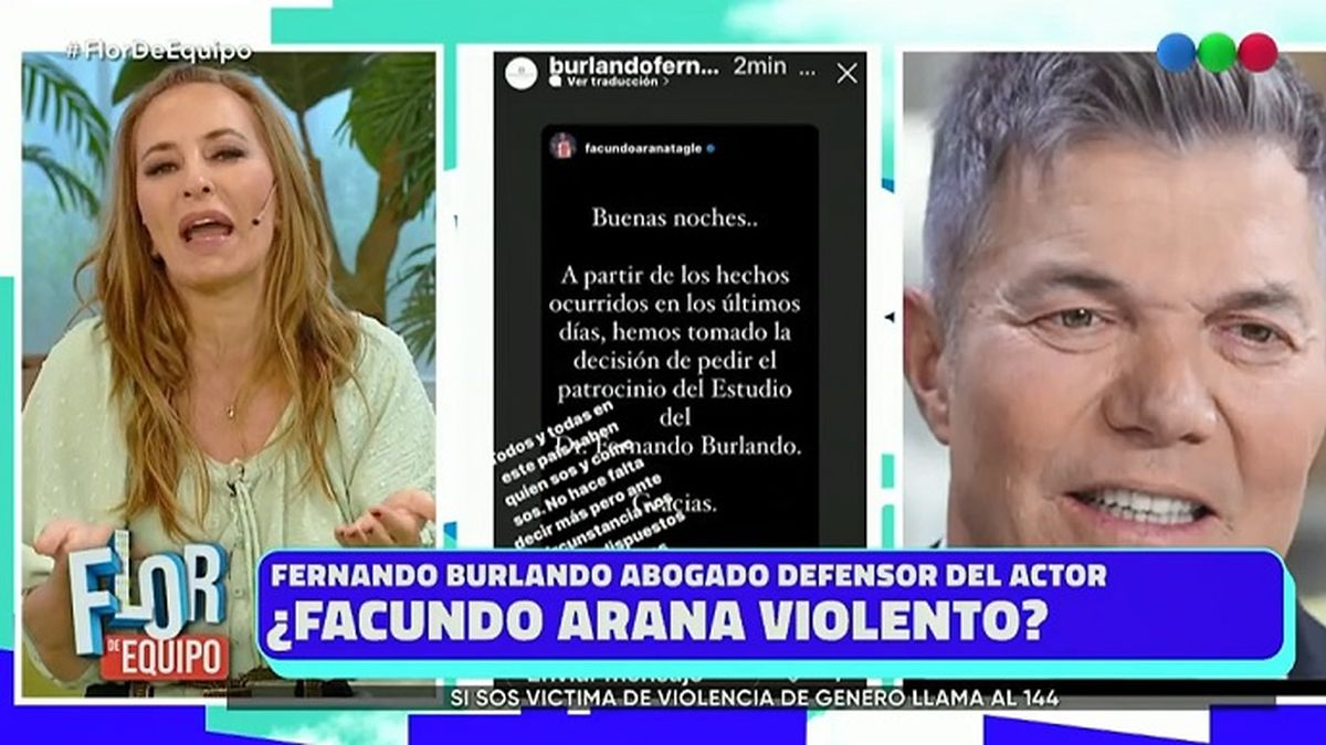El abogado Fernando Burlando neg&oacute; que Facundo Arana sea una persona violenta, tal como lo asegur&oacute; d&iacute;as pasados Romina Gaetani.&nbsp;