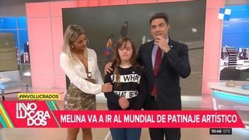 La emoción de Mariano Iúdica al cumplir el sueño de Melina de competir en el mundial de patín