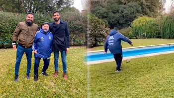 Videos de Diego Maradona en pleno entrenamiento para bajar de peso y para no volver a tomar alcohol