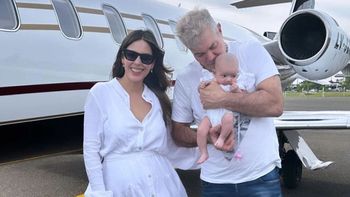 El emotivo video de Barby Franco y Fernando Burlando en la bendición de su hija Sarah