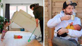 Las fotos editadas que asustaban a la mamá de los hijos Las fotos editadas que asustaban a la mamá de los hijos