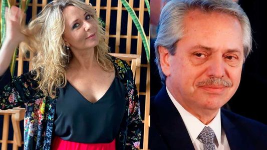 Revuelo en las redes por el sorprendente comentario de Evelyn von Brocke a Alberto Fernández