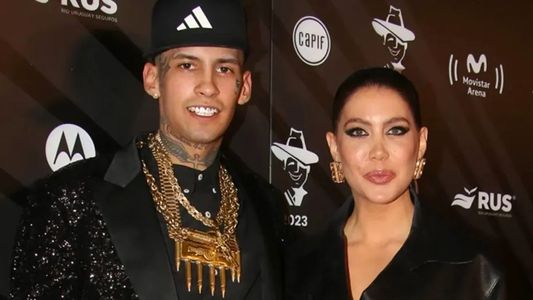 La tiernas postales familiares de Wanda Nara y L-Gante en su viaje a Brasil