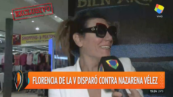 Flor de la V le contestó a Nazarena Vélez