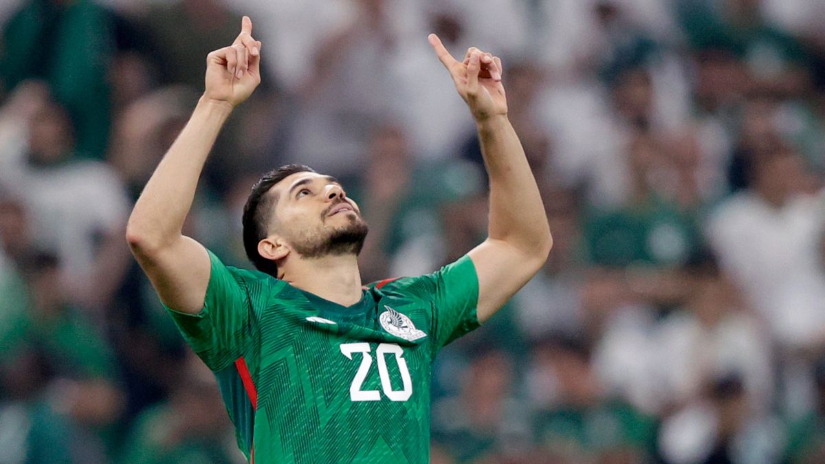 México y Arabia Saudita juegan por el Mundial Qatar 2022 en el Estadio Mohammed Al Owais (Foto: FIFA).