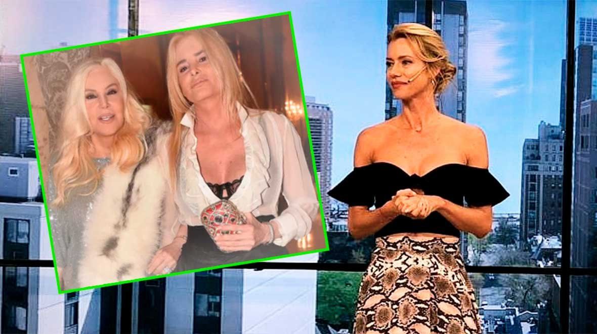 Nicole Neumann enojada con  Susana Giménez por usar una estola de piel de zorro natural